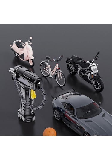 Homyl Araç El Tipi Lastik Şişirme Hava Dijital-ekran