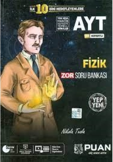 Ayt Fizik Zor Soru Bankası Puan Yayınları (553516089)