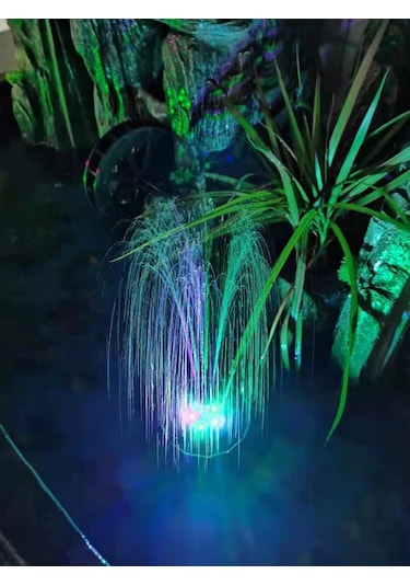 Maiyame 3.5w Güneşli Fontaine, 8 Led Renkli Işık, Otomatik Ve Gece Modu, Su Yetersizliği Koruması, 6 Farklı Nozzle İle Bahçe Dekorasyonu