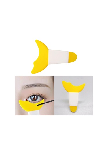 Suntek Çok İşlevli Eyeliner Şablonlar Silikon 6.9cmx5cm-sarı