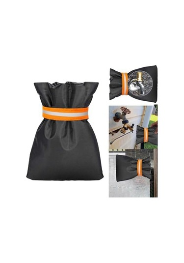 Trendooze Siyah Parça Musluklar Musluklar M Korumalı Kış Kış Kılıfı, Kılıfı Karşı İçin İçin Donmaya 2 Lz Çok Renkli