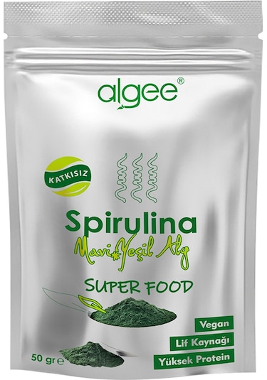 Algee Spirulina Toz 50 G