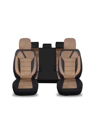 Pandami Oto Koltuk Kılıfı, Tam Set, Tay Tüyü / Taba