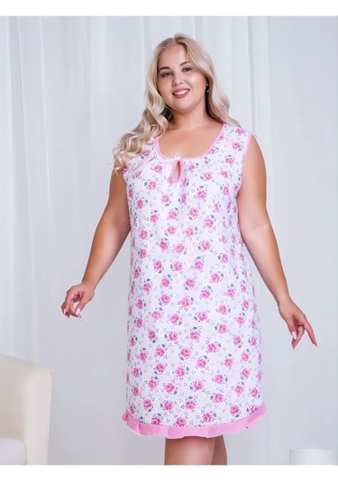 Natlenteks Büyük Beden Gece Elbisesi 97263057 Pembe