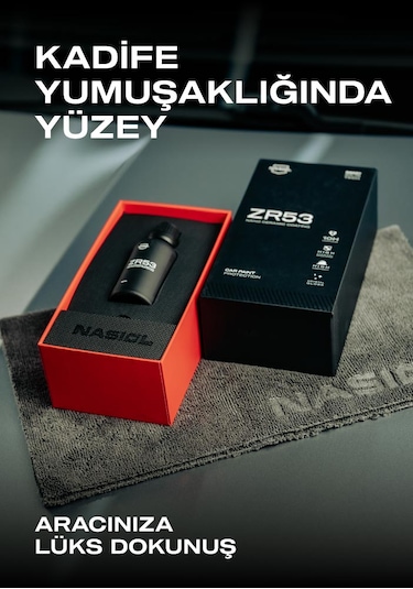 Nasiol ZR53 Araç Nano Seramik Kaplama ve Boya Koruma 10H 3 Yıl Dayanım 50 ML Su İtici Çizik Önleyici