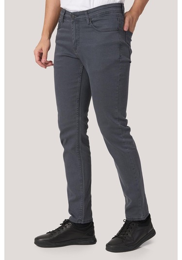 White Stone 2025-y J2505 Mdl1 Jean Pantolon 5 Cep Gümüş Gümüş