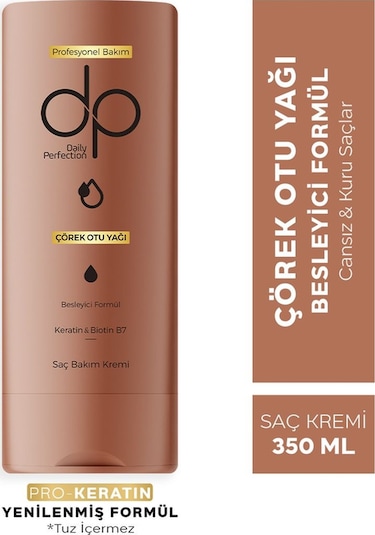 Dp Daily Perfection Saç Bakım Kremi Çörek Otu Yağı 350 ML