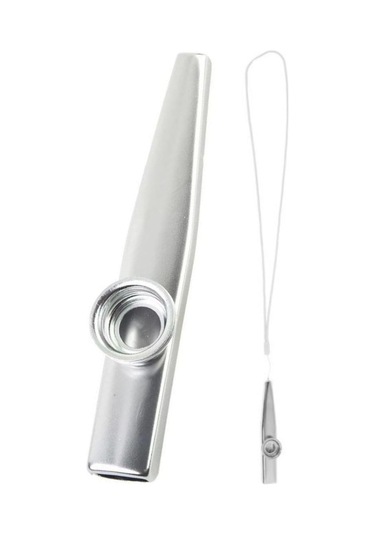 Mk-02s Metal Kazoo İp Askılı Alüminyum Alaşım Gri