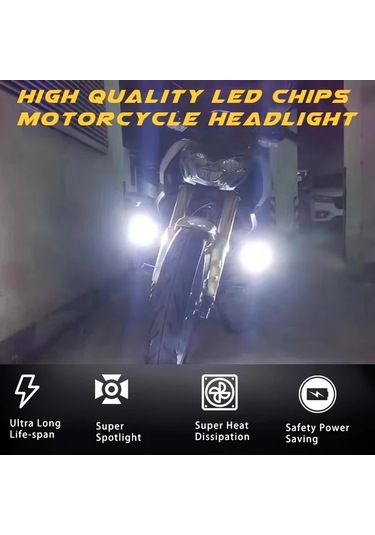 Motion003 Nlpearl 2 Adet 6 Ledli 60 Watt Motosiklet Far Sis Lambası 12v Led Moto Aksesuarları