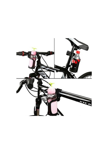 Bisiklet Aksesuarları Çok Fonksiyonlu Su Şişesi Kupası Tutucu Bebek Bisiklet Bisiklet Bisiklet Bisiklet Gideri Montajı Kafes Siyah