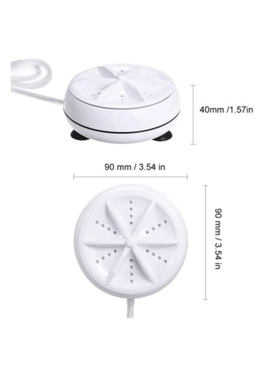 Mini Portatif Çamaşır Makinesi Taşınabilir Ahşap