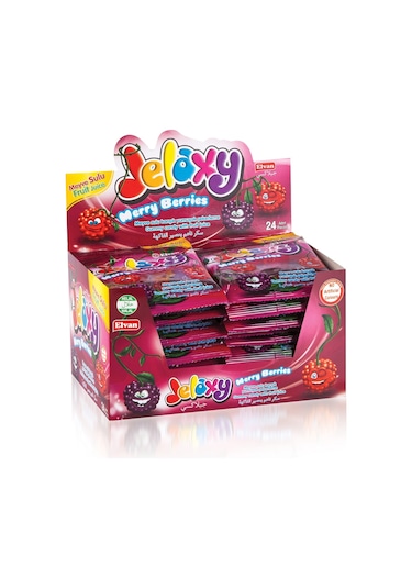 Jelaxy Salkım Böğürtlen 20 Gr. 24 Paket (1 Kutu)