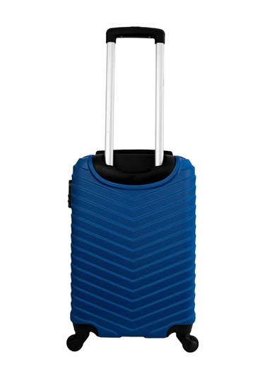 Wexta Wx-1001 Çivit Mavi Kabin Boy Valiz Mavi