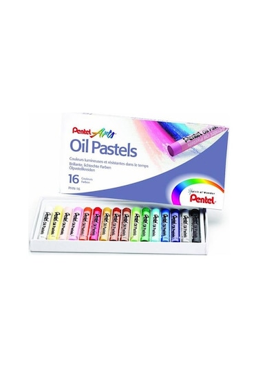 Pentel Yağlı Pastel Boya Seti 16'Lı