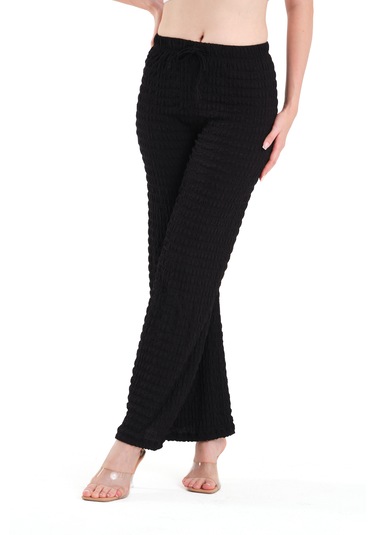 By Papi Örme Pantolon Siyah