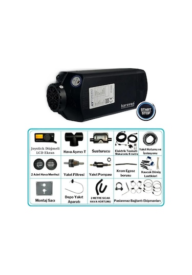 Coolman Thermon D4t 5kw Webasto Tipi Dizel Ortam Isıtıcı Start/stop - 12v-1016