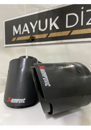 Akrapovic Karbon Egzoz Ucu 100mm Tek --mayukdizayn--