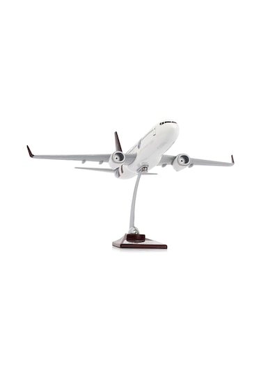 Zekupp - Maket Uçak Boeing 737-800 1/100 - Bordo Mavi Taraftar