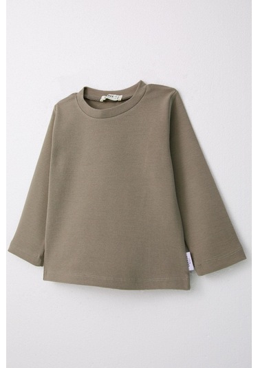 Breeze Erkek Çocuk Uzun Kollu Tişört Basic 1-4 Yaş, Haki Yeşil-haki Yeşil Haki Yeşil