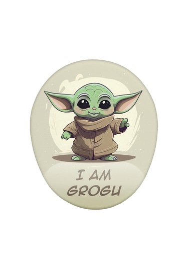 I Am Grogu Bilek Destekli Mouse Pad