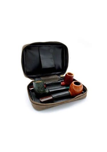 Rattray’s Peat Pipe Bag 3 Taba Deri Pipo Çantası