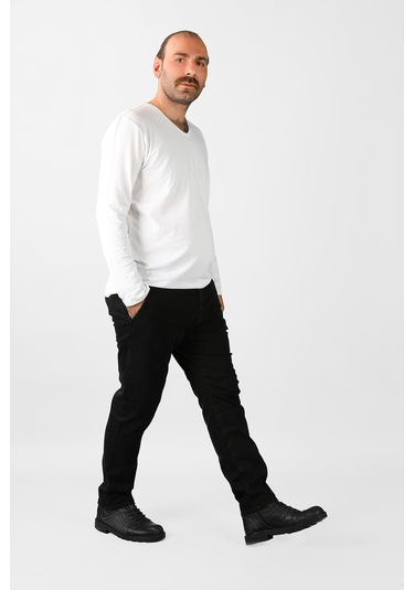 Erkek Büyük Beden Fleto Cep Kot Pantolon 3Ja/6650 001