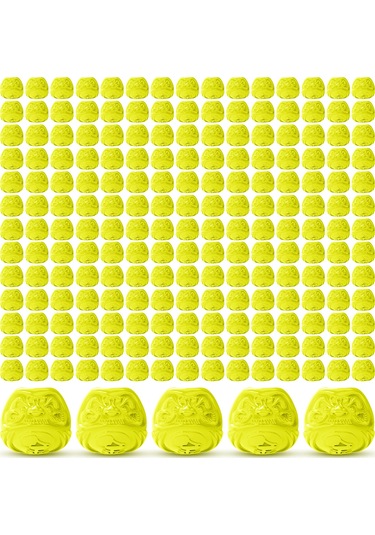 Wezone Tek Kullandım Dövme Mürekkebi Bardakları Sarı Renkli 200 Adet/ Kutusu Sabit Tabanlı Kalın Duvarlı Hijyenik Dövme Malzemesi