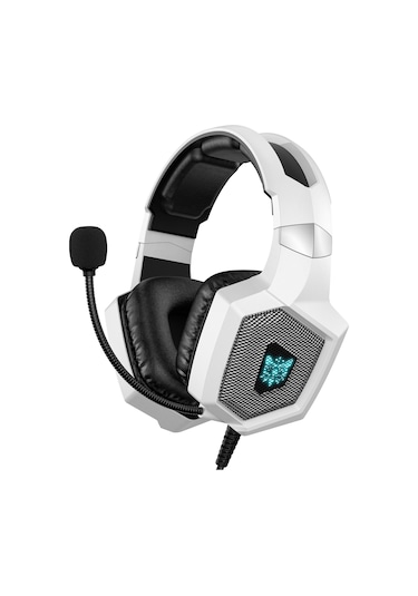 Yunboo Onıkuma K8 Profesyonel Oyun Kulaklığı - 50mm Ses Sürücü, Led Aydınlatma, Bükülebilir Mikrofon