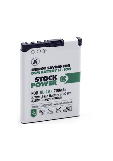 Nokia Bl 4B - 6111 700 Mah Stock Power Batarya