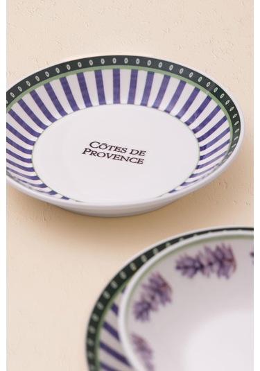 The Mia Provence 6 Kişilik Yemek Takımı 24 Parça Set 2 Renkli