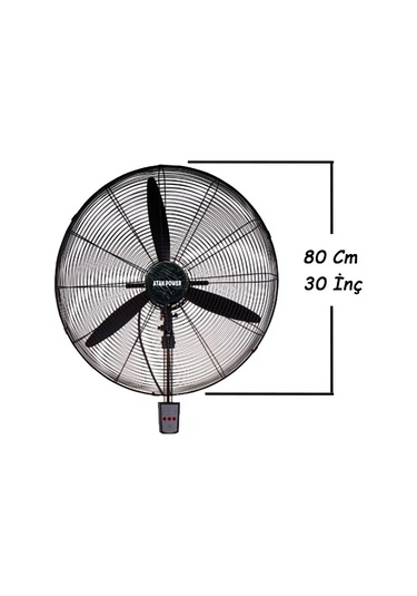 Atak Power Wfg-75r 30" 75 Cm Sanayi Tipi Duvar Vantilatörü Uzaktan Kumandalı
