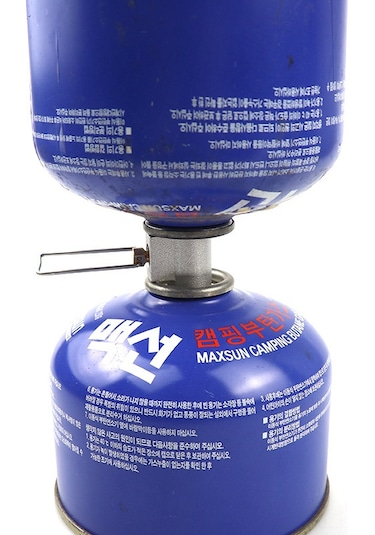 Monyee Kamp Ve Yürüyüş İçin Alüminyum Kasa Bakır Valfli Çift Fkm Zimmetli Tehlikeli Gaz Dolum Adaptörü Mavi