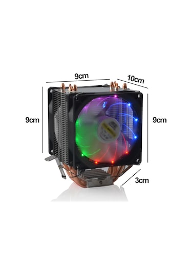 Snowman X4 Cpu Soğutucu Fan Rainbow