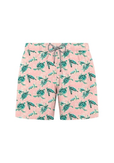 John Frank All Over Erkek Mayo Şort jfssswl50-turtle-pink-17761 001