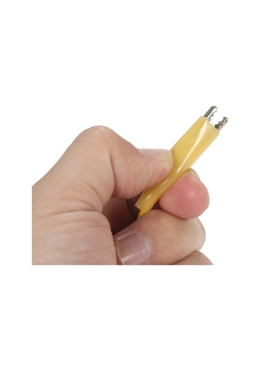 Skycity 20 Adet Renkli Siyah,kırmızı,yeşil,beyaz,sarı 50cm Uzunlukta Test Kablosu, İki Uçlu Alligator Klipsli Tamir Teli