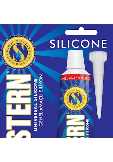 Stern Genel Amaçlı Tüp Silikon 50 Gr Şeffaf -40 +180 Şeffaf Şeffaf