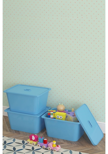 Pratico 3DS3K Derin Oyuncak Sepeti 3 Adet - Mavi