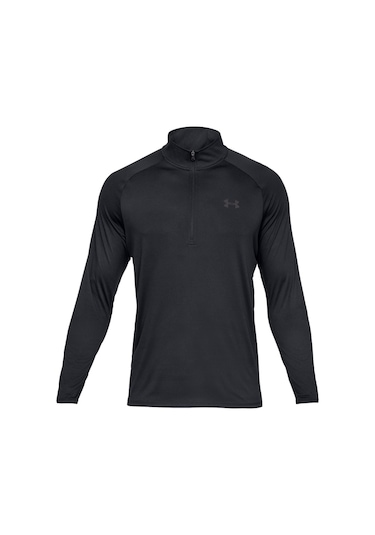Erkek UA Tech™ ½ Fermuarlı Uzun Kollu 1328495-001 Siyah