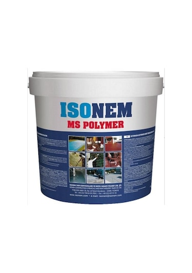 Isonem Ms Polymer %300 Elastik Su Yalıtım Boyası 18 Kg Beyaz (538439644)