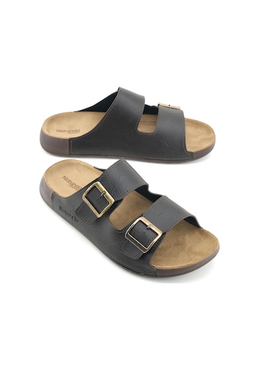 Gezer Naturela Comfort Erkek Yazlık Suni Deri Çift Toka Ayarlanabilir Rahat Taban Günlük Terlik Kahve Gezer Naturela Comfort Erkek Yazlık Suni Deri Çift Toka Ayarlanabilir Rahat Taban Günlük Terlik Kahve