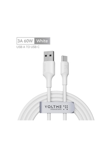 Voltme 3a Usb C Kablo Hızlı Şarj Ve Veri Kablosu Xiaomi Samsung S24 iPhone Uyumlu, Uyumlu, 15 İpad Poco Tip-c& 39 Den Usb-a& 39 Yagrey2m