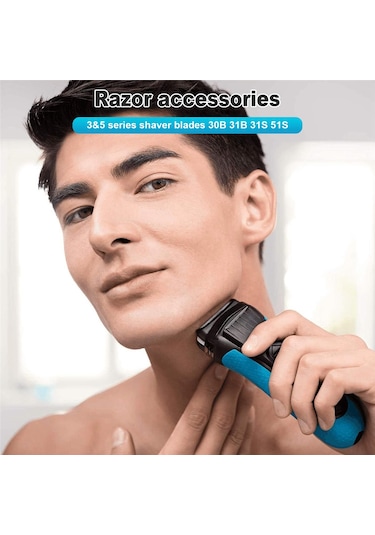 Braun 5 Serisi 30b 31b İçin Tıraş Başlığı Tıraş Makinesi Başlığı Değiştirme Kiti