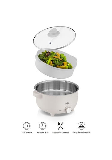 Sinbo SCO-5061 Çok Amaçlı Buharlı Pişirici