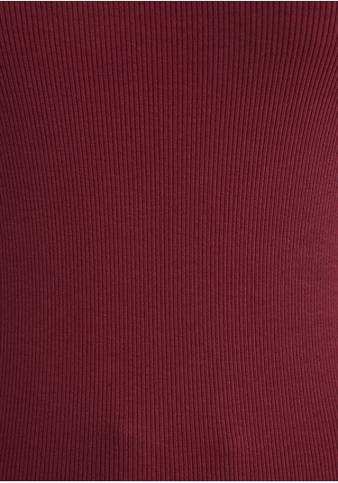 Mavi - Halter Yaka Bordo Basic Atlet 1612462-70430 Bordo