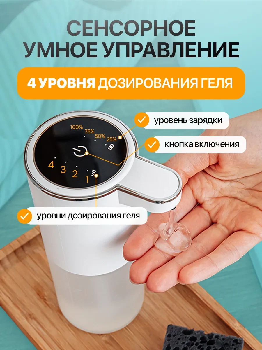 Artofdream Dokunmatik Deterjan Ve Sabunluk 414735180 Beyaz