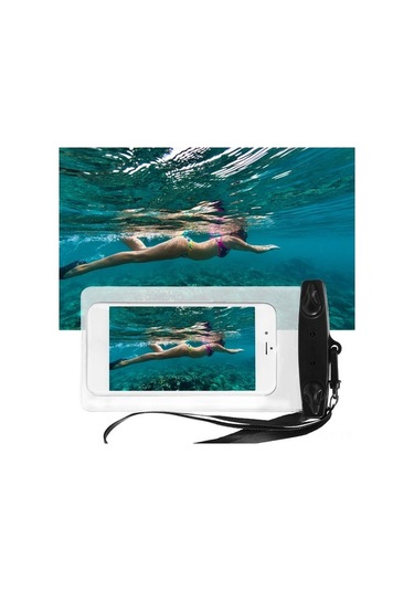 Fortunelane 15l Su Geçirmez Çanta Ve Telefon Kılıfı Seti - Su Etkinlikleri İçin Eşya Koruma Mavi Mavi