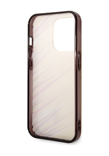 İphone Uyumlu 14 Pro Max Kılıf Ferrari Lisanslı Baskı Logolu Çimen Desenli Kapak Sarı