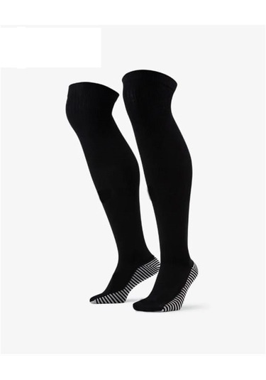 Siyah Amatör Futbol Maç Çorabı Futbol Tozluk Futbol Halısaha Çorabı Konç Kartal-amt-siyah Siyah