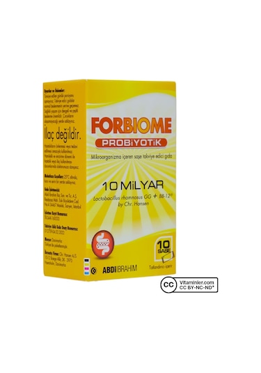 Forbiome Probiyotik 10 Saşe Aromasız