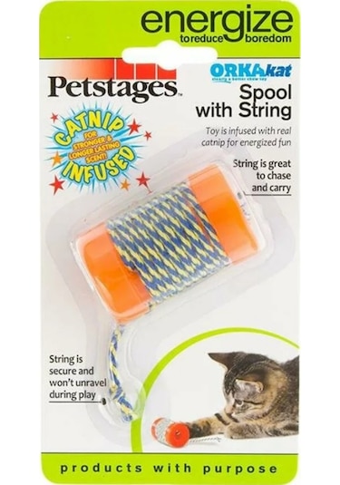 Petstages Orka Silindir İpli Kedi Oyuncağı